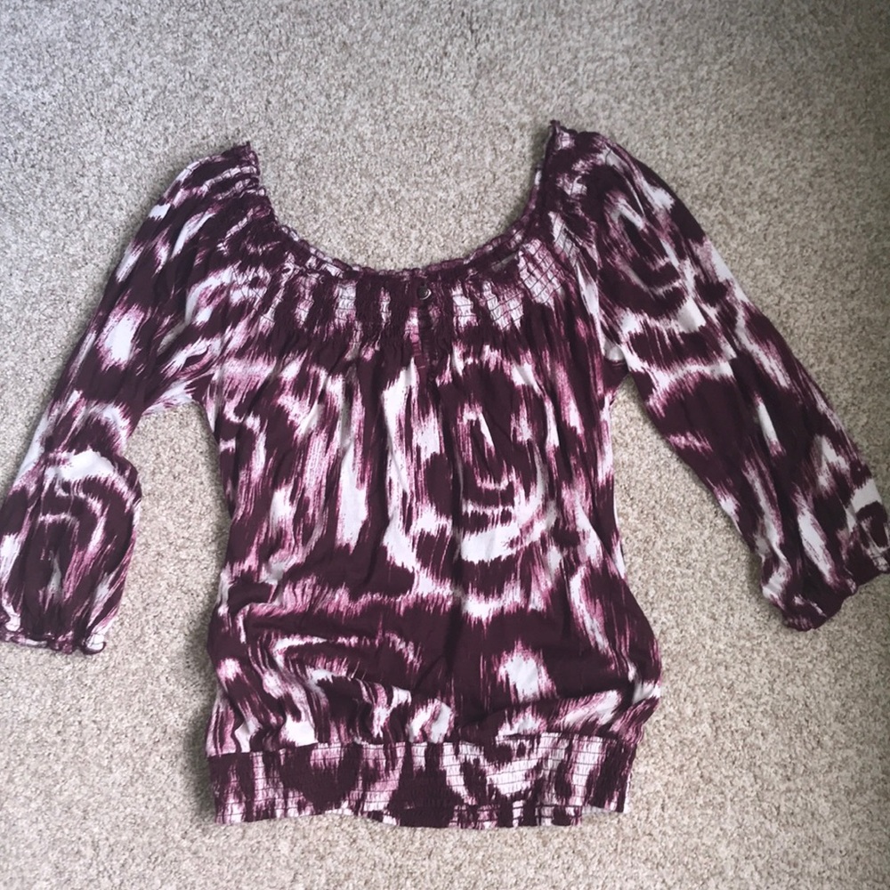 Lucky Brand 3/4 sleeve blouse